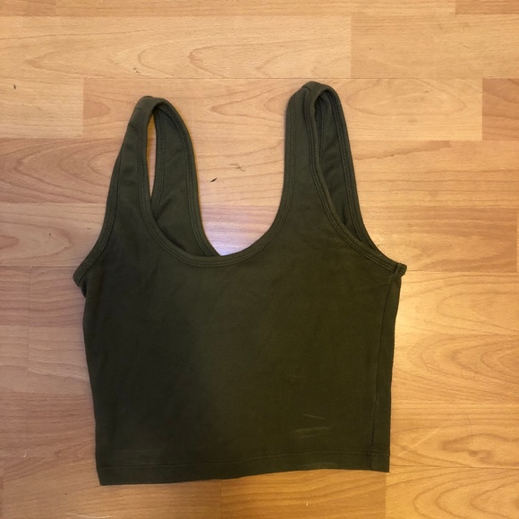 Green Crop Top - Picture 1 of 1